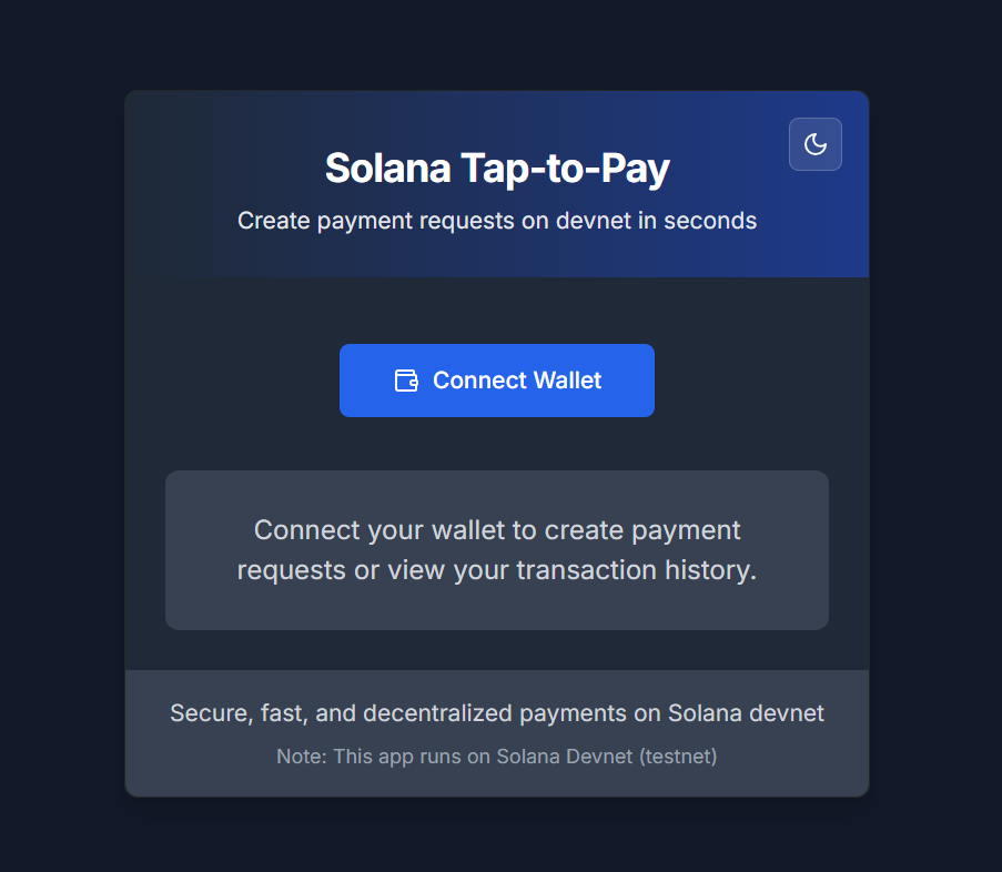 Solana Tap-to-Pay Preview